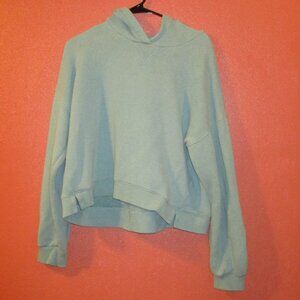 Madewell Woman Large Green Warm Outdoors Comfortable Long Sleeve Hoodie